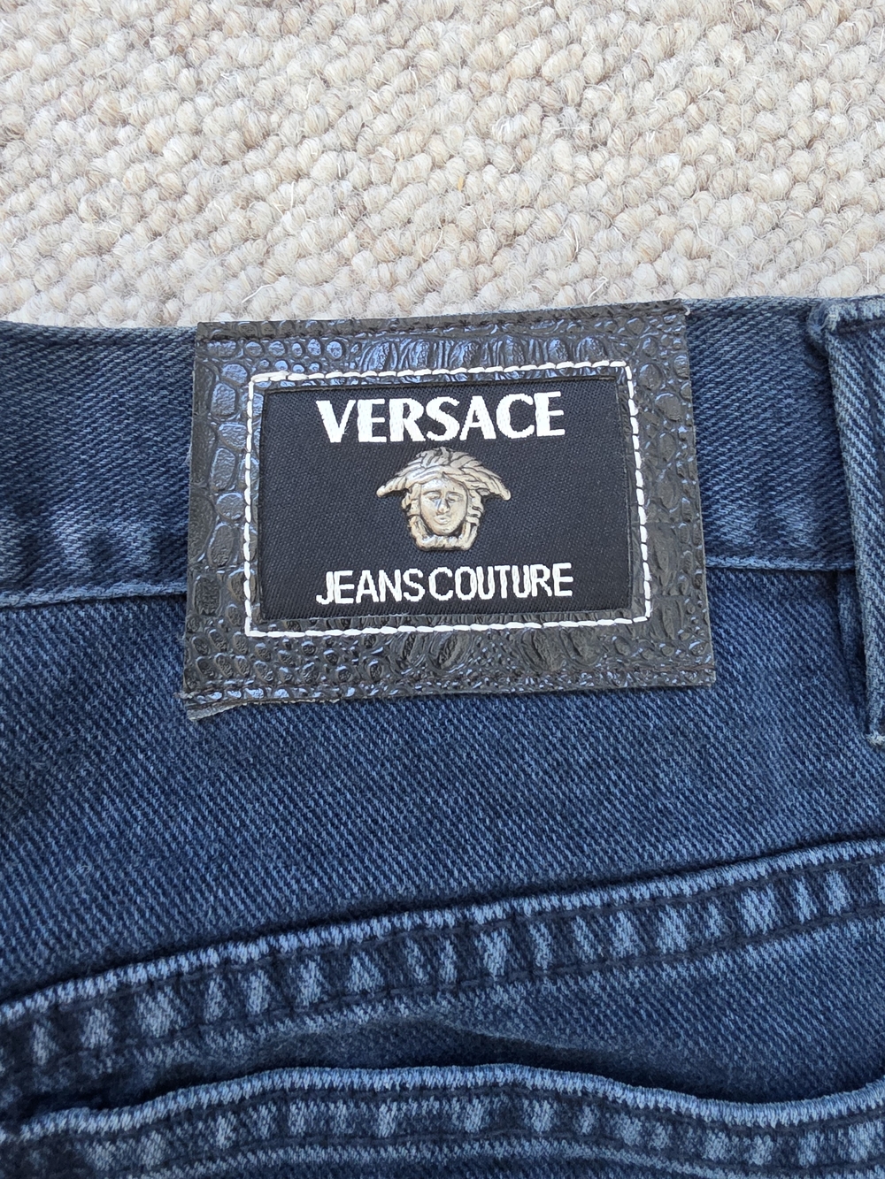 Versace Jeans Couture Men's Dark Blue Denim Jeans